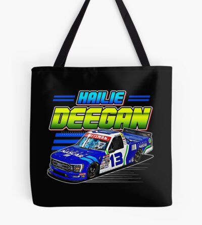 Hailie Deegan Nascar Truck Tote Bag Official Hailie Deegan Merch