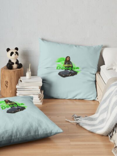 Throw Pillow Official Hailie Deegan Merch