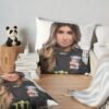 Hailie Deegan - Poster Throw Pillow Official Hailie Deegan Merch