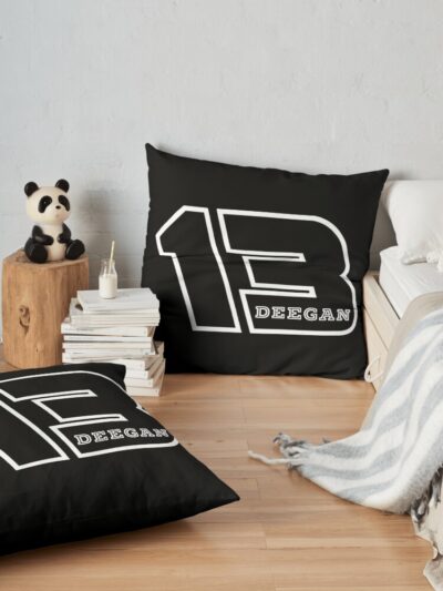 Hailie Deegan 13 Throw Pillow Official Hailie Deegan Merch