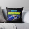 Hailie Deegan Nascar Truck Throw Pillow Official Hailie Deegan Merch