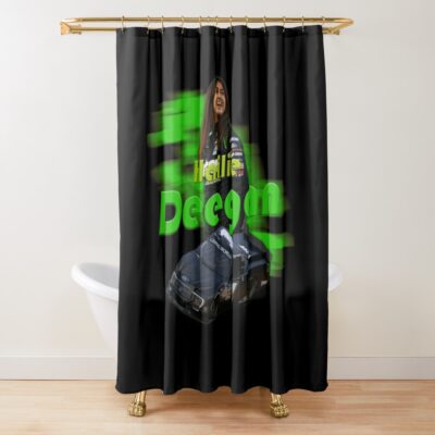 Hailie Deegan Nascar Classic Shower Curtain Official Hailie Deegan Merch